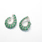 Emerald Open Hoops