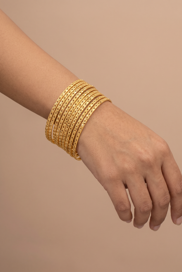 Golden Heirloom Bangles