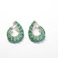 Emerald Open Hoops