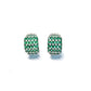 Emerald Pavé Dome Studs