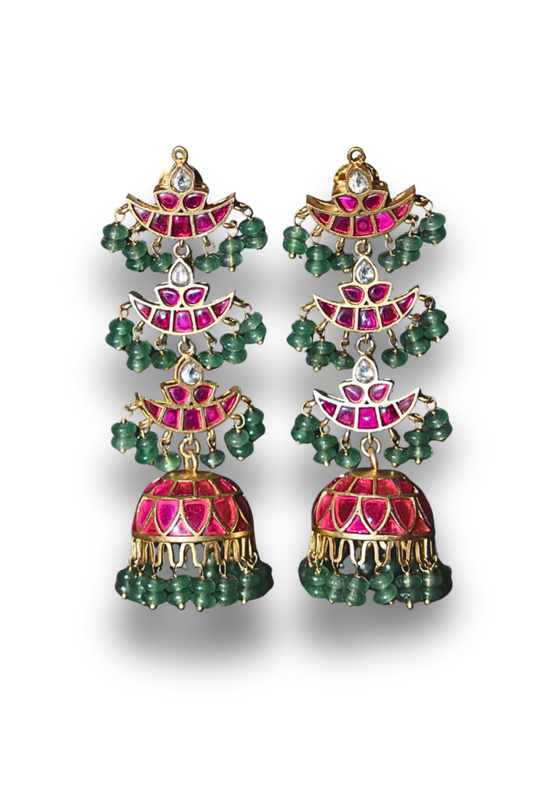 Gulzaar Meher Jadau Jhumkas