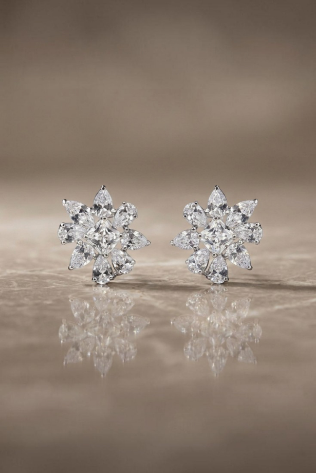 Star Cluster Stud Earrings