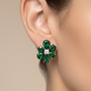 Emerald Fleur Earring