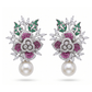 Botanical Bloom Pearl Statement Necklace