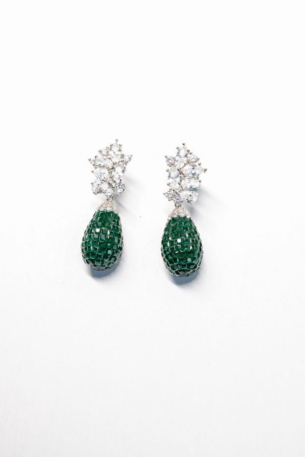 Emerald Drop Earrings