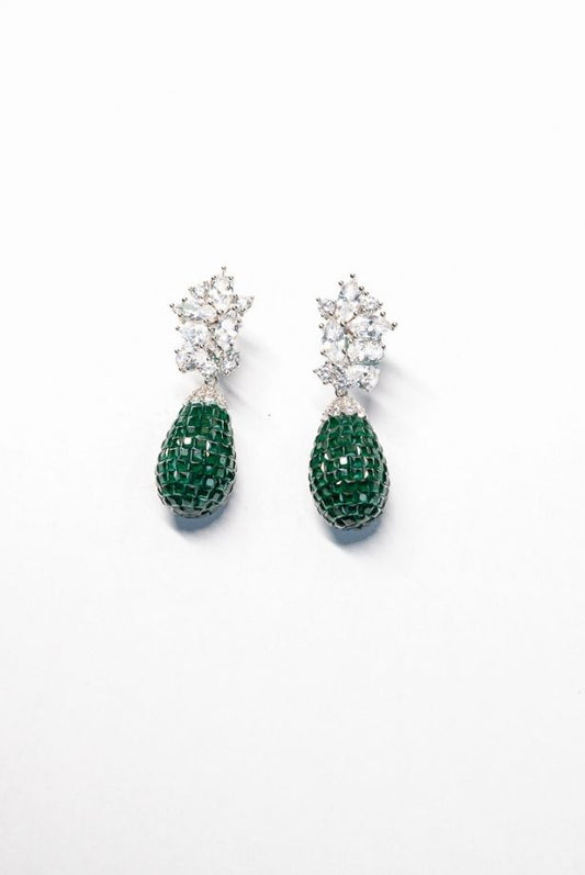 Emerald Drop Earrings