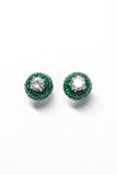 Emerald Crystal Studs