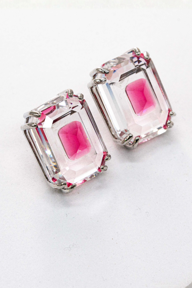 Rainbow Transparent Radiance Tennis Necklace Set