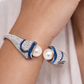 Azure Pearl Sculpt Cuff