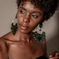 Enchanting Emerald Green Chandelier Earrings