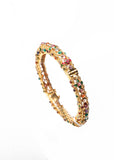 Multi Colored Gemstones Bangle - LABELRM