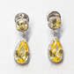 Celeste Drop Earring - Citrine Stone