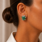 Celeste Drop Earring - Vibrant Green