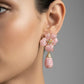 Blush Bloom Drop Earrings