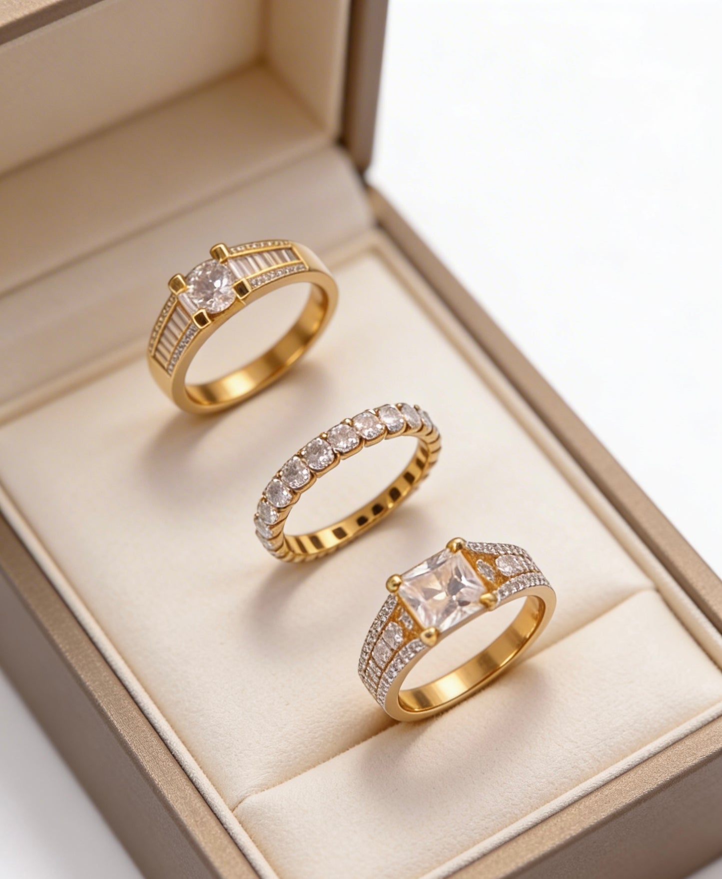 Celestial Promise Trio 7 sizes Rings