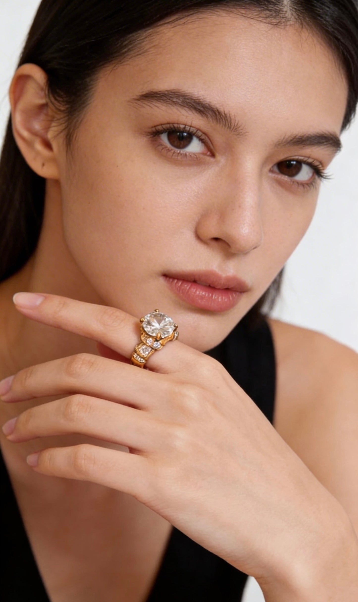 Golden Elegance Ring Set