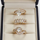 Luna Radiance Trio rings
