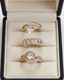 Luna Radiance Trio rings