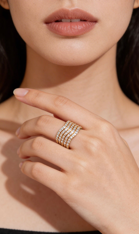 Dazzle & Shine Stack Rings