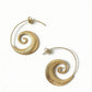 Golden Swirl Earrings