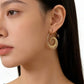 Golden Swirl Earrings