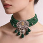 Emerald Bridal luxe Choker
