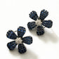 Azure Bloom Invisible Drop Earrings