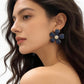 Azure Bloom Invisible Drop Earrings