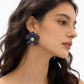 Azure Bloom Invisible Drop Earrings