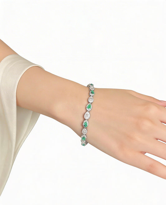 Teardrop Crystal Bracelet