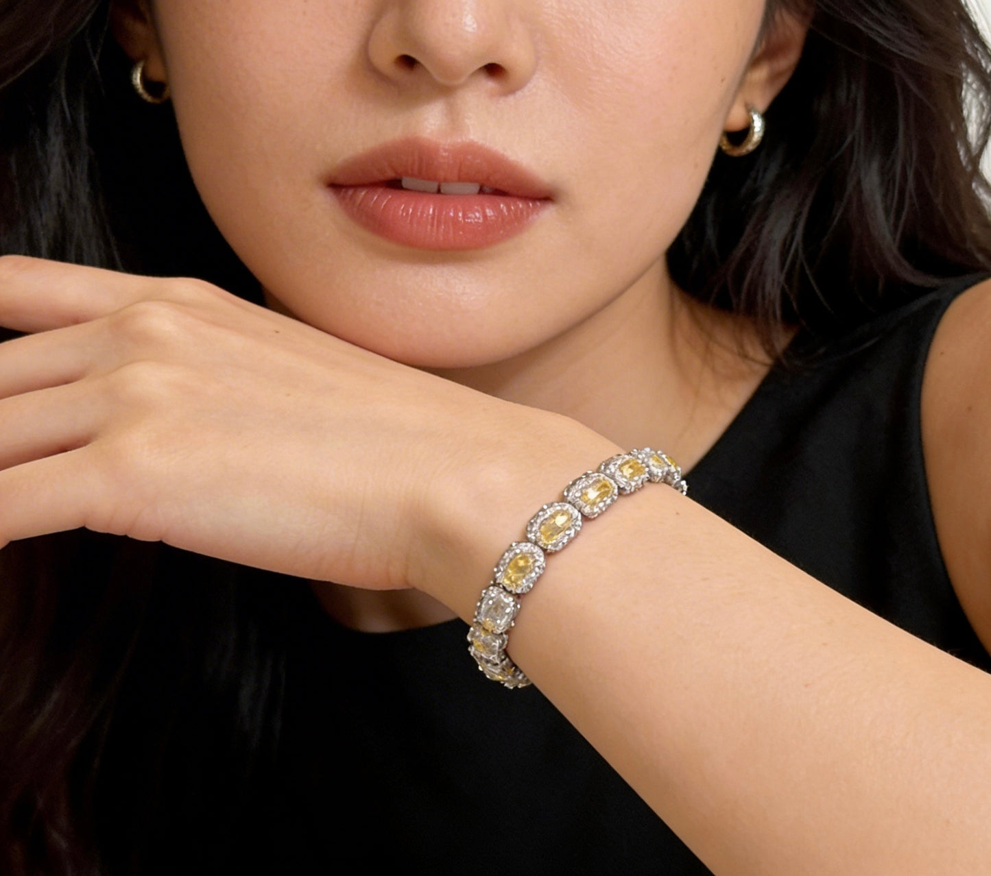 Bloom Color Tennis Bracelet