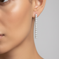 Classic Silver Tennis Necklace & Earring Set