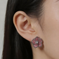Blush Majesty Flower Studs