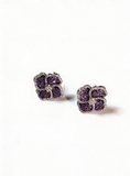 Majestic Violet Petal Studs