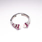 Ruby Pearl Sculpt Cuff