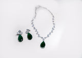 Green Envy Drop Necklace