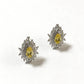 Yellow Dew Drop Earrings