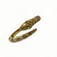 Serpenti Gold Emerald Eye Snake Wrap Bangle