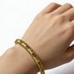 Fiora Ruby Golden Bangle
