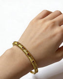 Fiora Ruby Golden Bangle