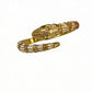 Serpenti Gold Emerald Eye Snake Wrap Bangle