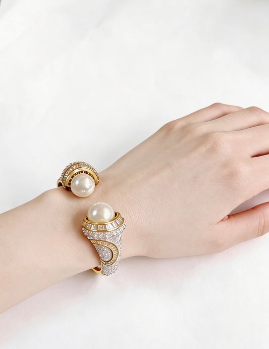 Lumière Pearl Duo Cuff