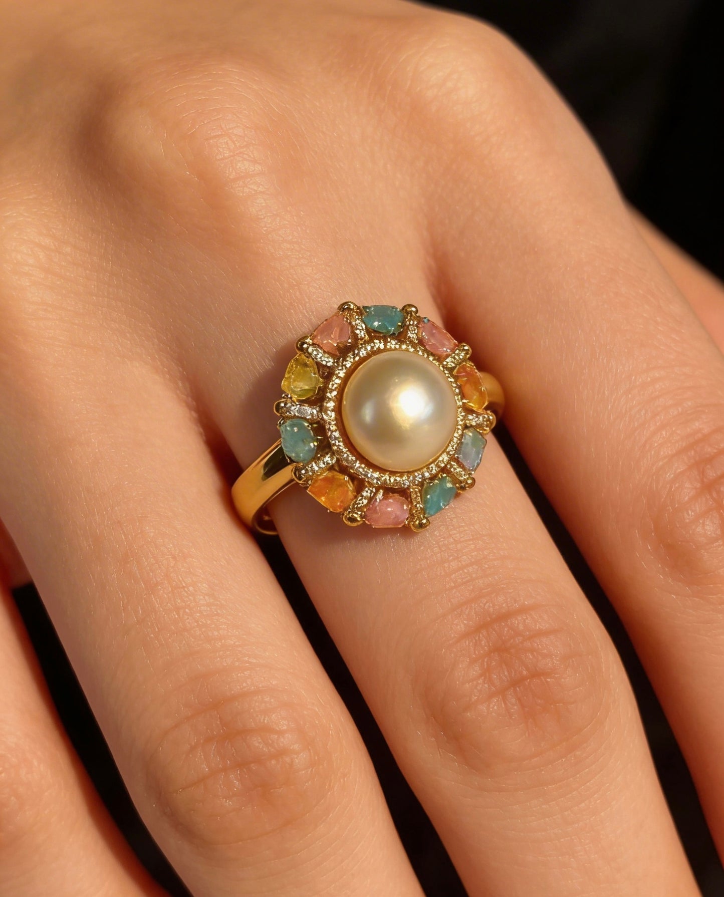 Rainbow Whisper Ring
