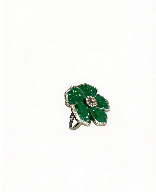 Emerald Bloom Ring