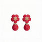 Flower Bloom Drop Earrings