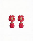 Flower Bloom Drop Earrings