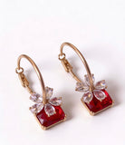 Ruby Glow Floral Drops