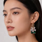 Emerald Glow Floral Drops