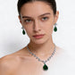 Green Envy Drop Necklace