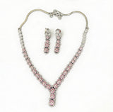 Rose Quartz Glow Set Necklace